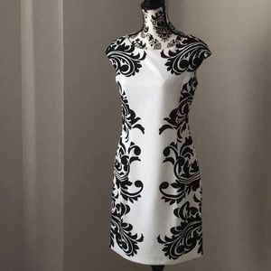 Lovely Damask Print dress